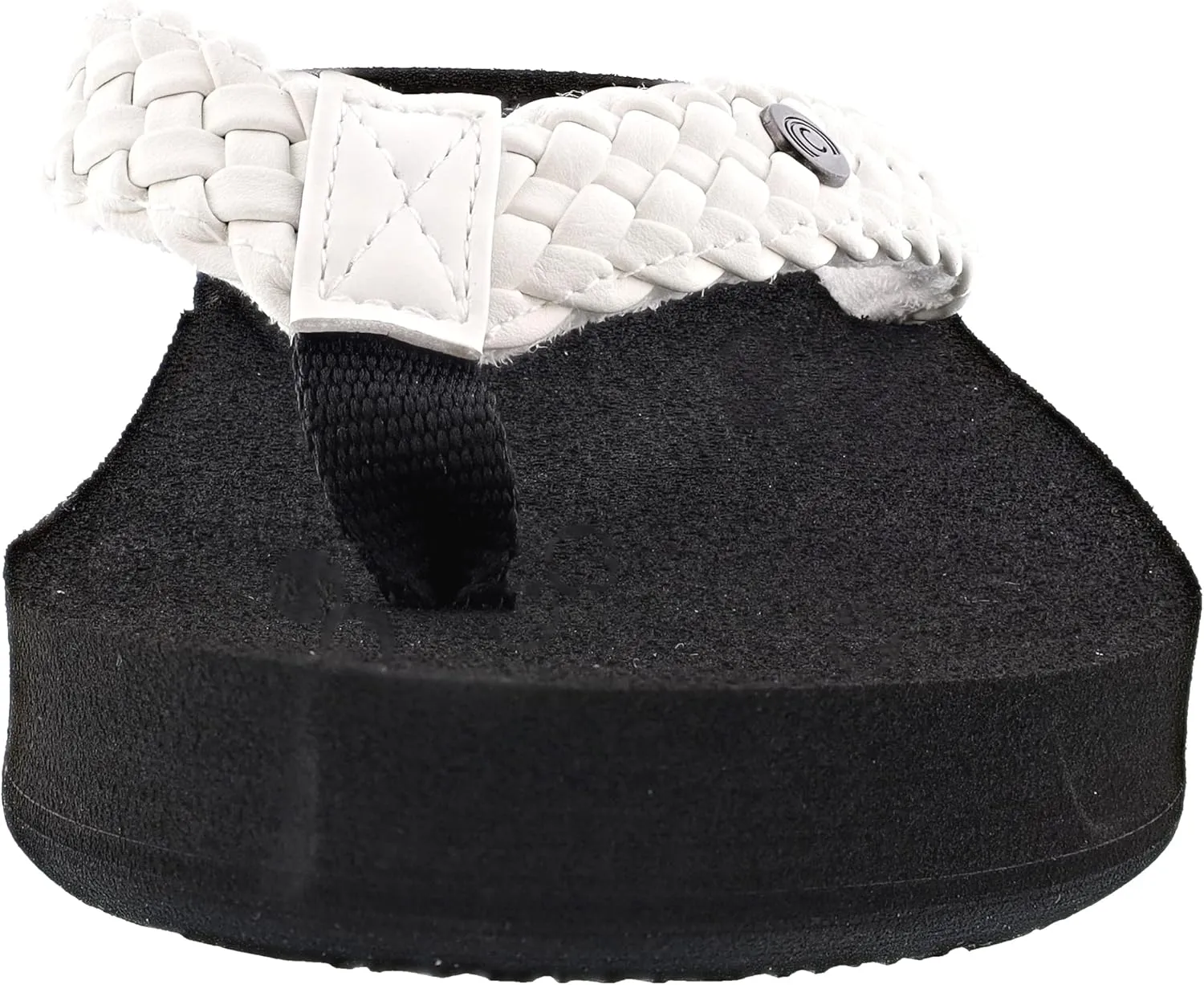 Cobian Women’s Summer Active Comfort Thick Top Sole Thong Braided Bounce Flip-Flops