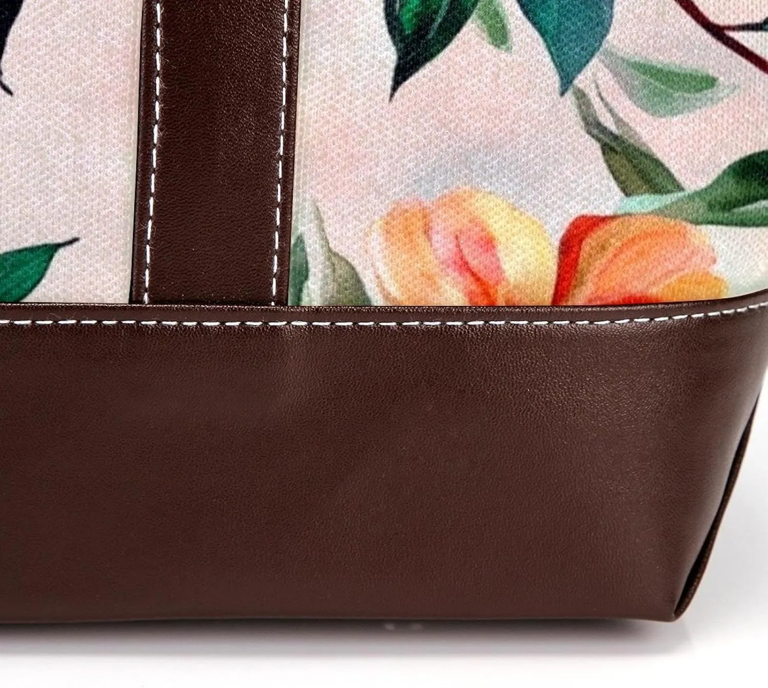 Colorful Art Flowers-81 Shoulder Purses for Women Large Soft Washed Leather Purses and Durable Handbags