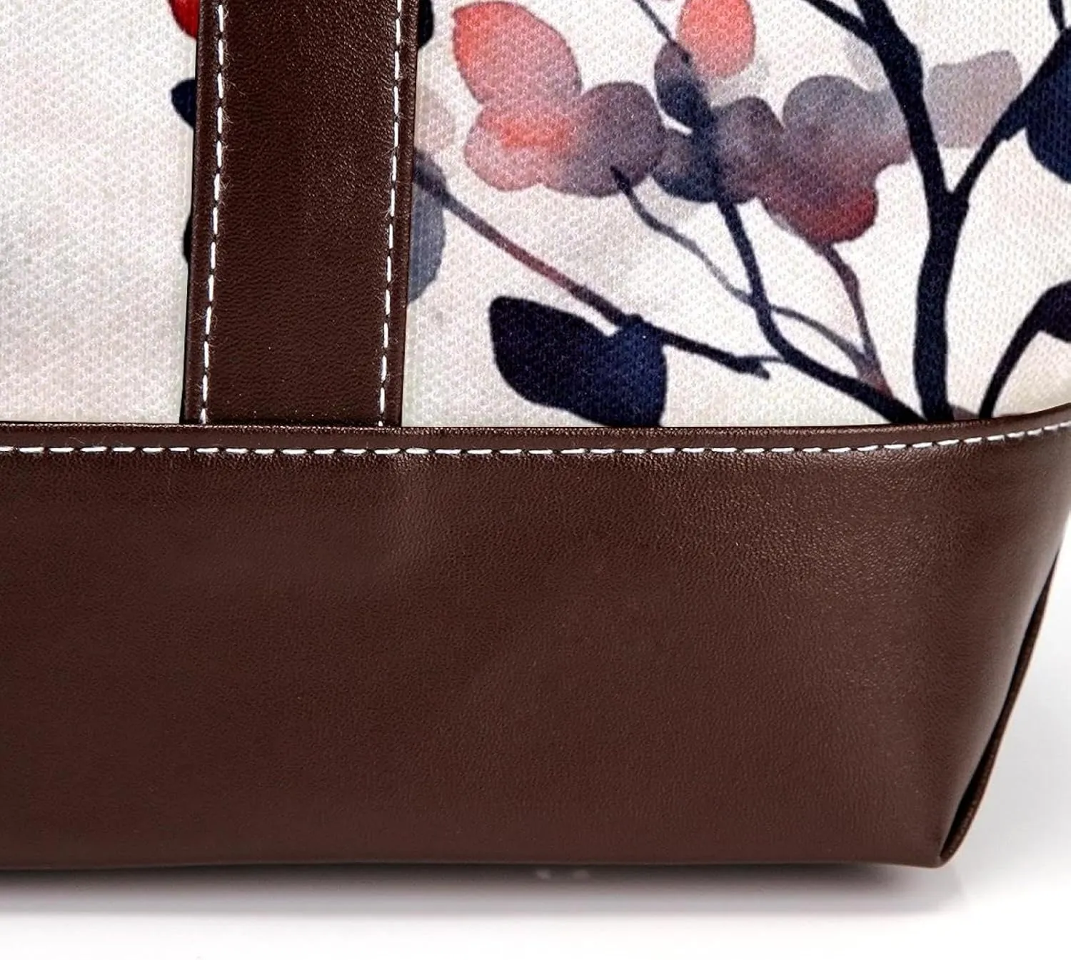 Colorful Art Flowers-81 Shoulder Purses for Women Large Soft Washed Leather Purses and Durable Handbags