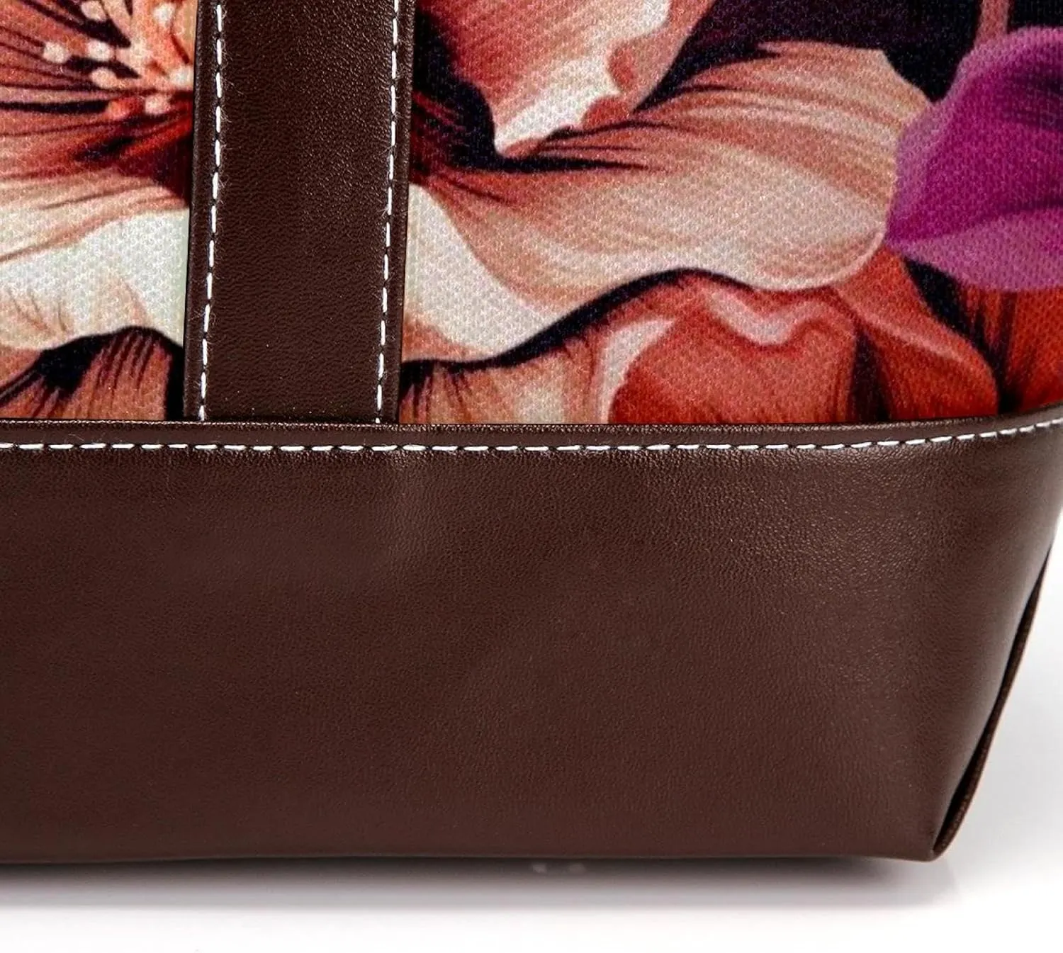 Colorful Petal Flowers-1035 Shoulder Purses for Women Large Soft Washed Leather Purses and Durable Handbags