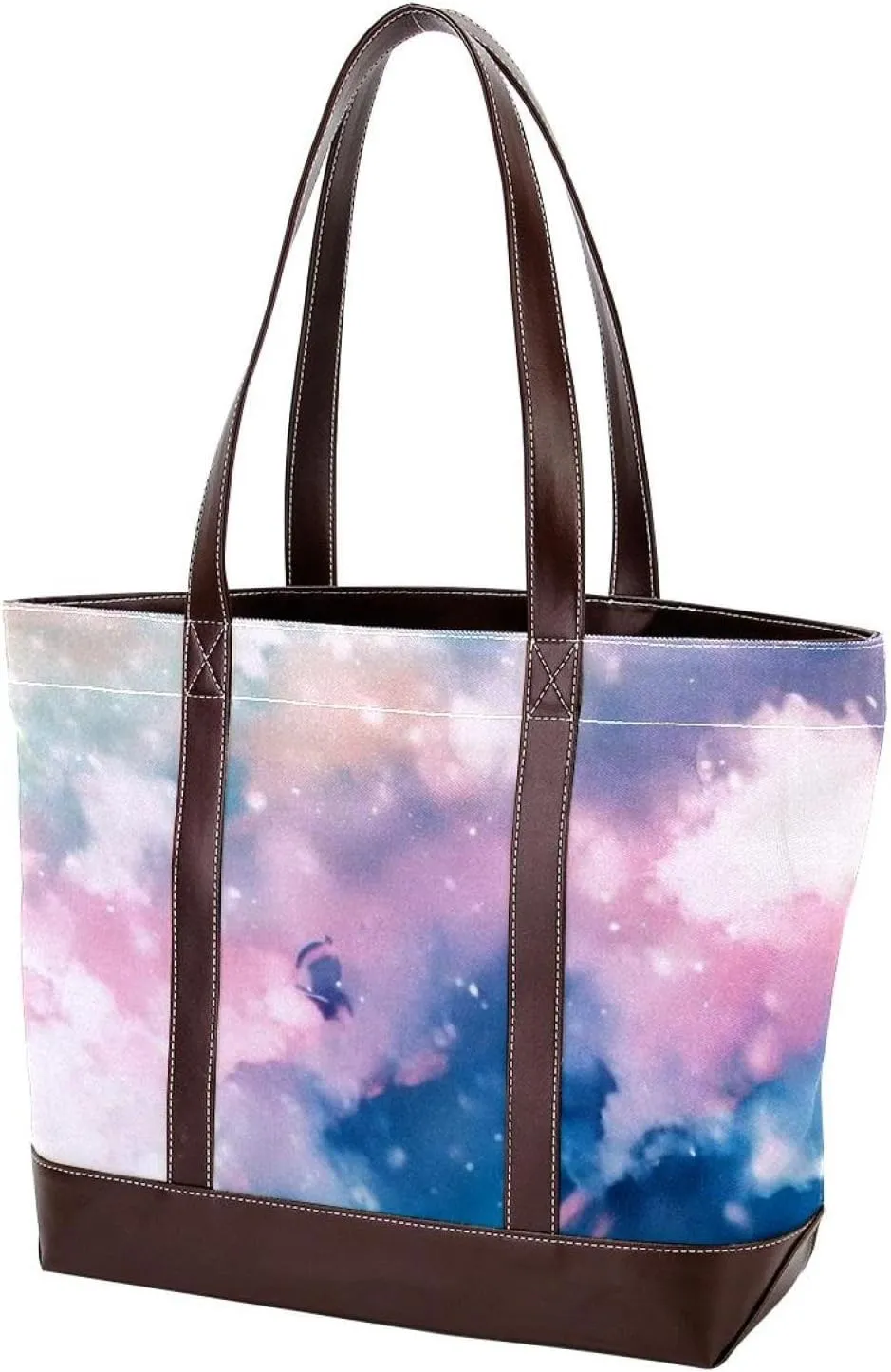 Colorful Tie Dyeing-81 Shoulder Purses for Women Large Soft Washed Leather Purses and Durable Handbags