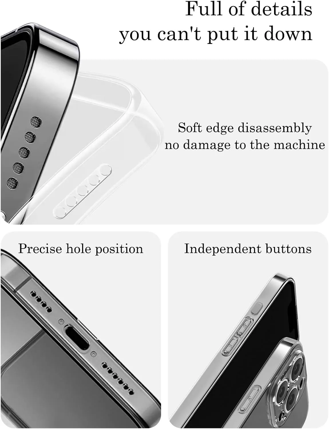 Compatible with iPhone 14 Case 6.1 inch, Off-road Vehicle Brown Outdoor Mountain Forest Scenery Cartoon Clear Phone Case Ultra Thin Anti-Scratch Transparent Phone Cover Shockproof Protective TPU Cover