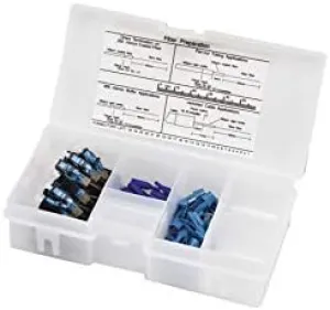Corning 95-200-99-Z Unicam High-performance Connector, LC, Single-mode (OS2), Ceramic Ferrule, Logo, 25 In Organizer Pack, Blue Housing, Blue Boot
