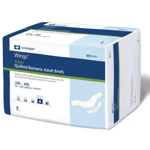 Covidien 67095 Wings Adult Bariatric Briefs (Pack of 8)
