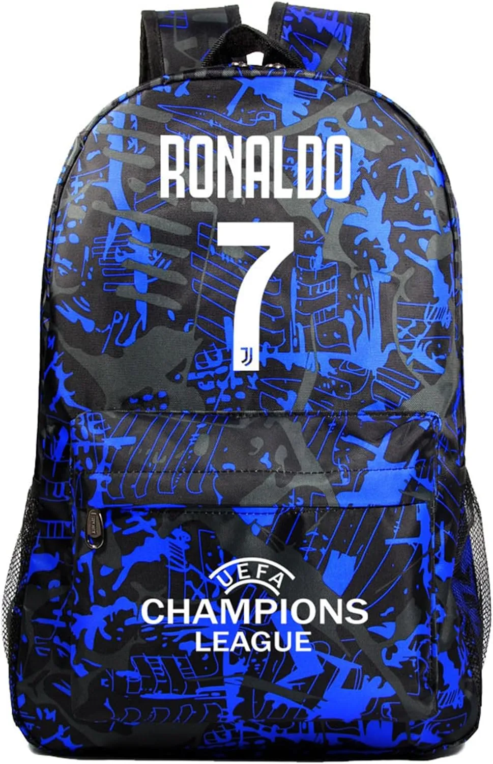 Cristiano Ronaldo Classic Bookbag Lightweight Rucksack,CR7 Backpack Wearproof Travel Knapsack for Outdoor