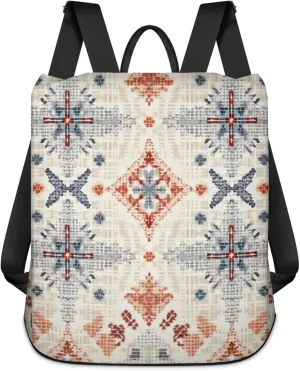 Cultural Aztec Anti-Theft Rucksack Fashion Backpack Travel Shoulder Bag Lightweight Waterproof Daypack Casual Backpacks For Women Men