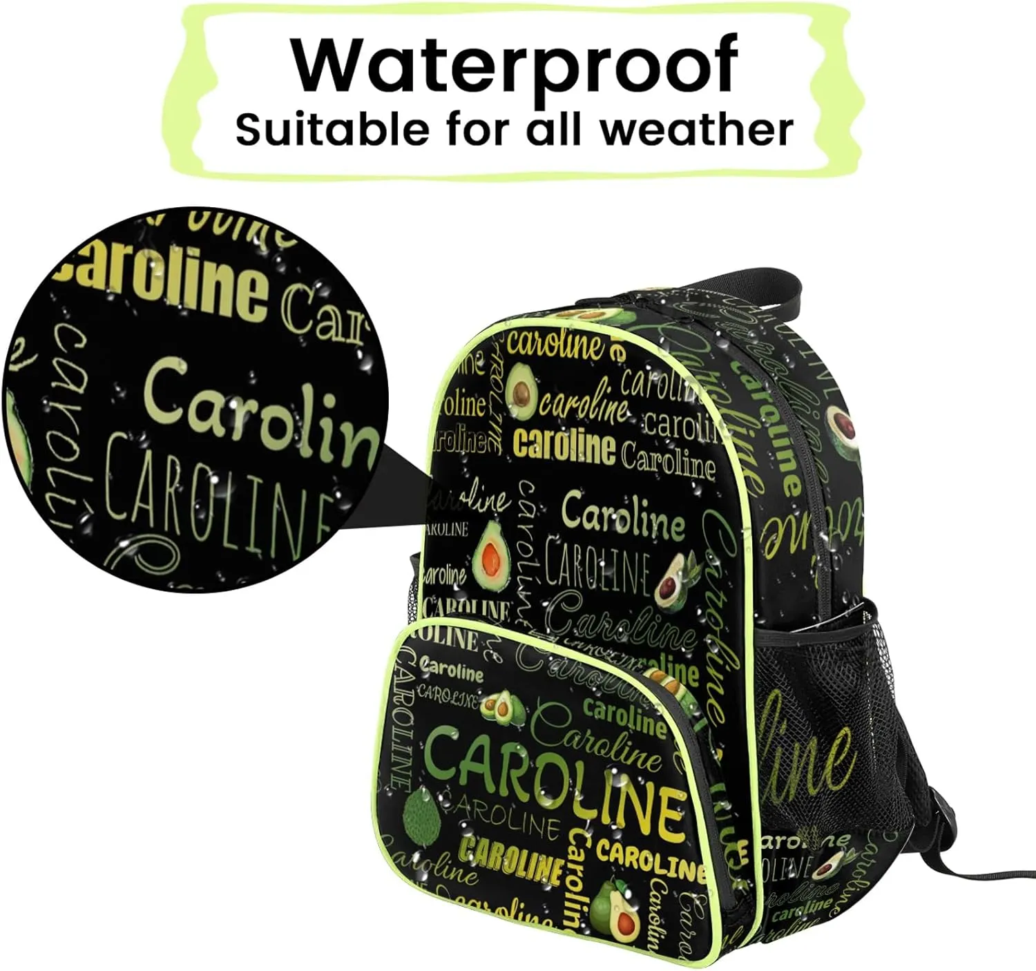 Custom Name Backpack Basketball Lightweight Personalized Shoulder Bag Backpacks Waterproof