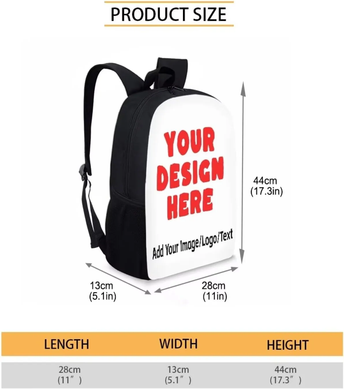 Custom Schoolbag with Kids Name,Personalize Backpack Preschool Bookbag 17 Inch Large Capacity Laptop Bag Boy Girl Students School Bag Kids Travel Rucksack