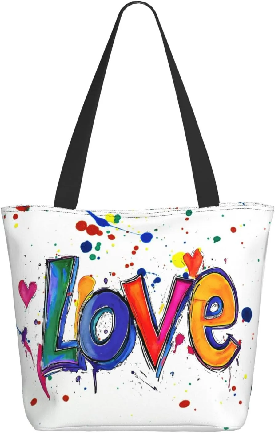 Cute Beach Travel Totes Bag Zippered Tote For Women，Women'S Shoulder Bag，Reusable Foldable Waterproof Handbag