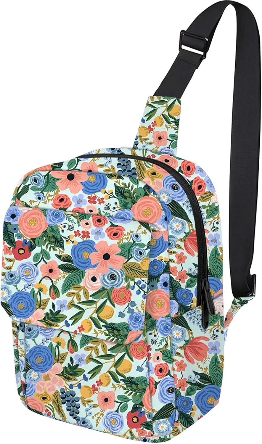 Cute Small Camera Bag with Photographer Camera Sling Bag Waterproof Dslr Camera Case Compatible with Nikon Sony Lightweigth for Women(Flowers,Floral)