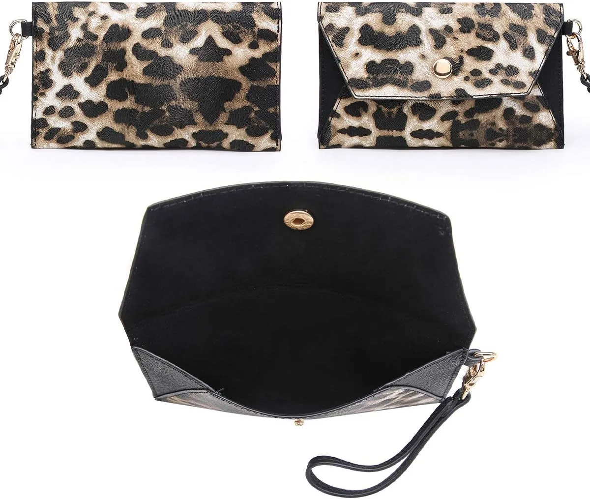 Dasein Women Two Tone Handbag Purse Top Handle Shoulder Bag Tote Hobo Work Bag w/Matching Clutch