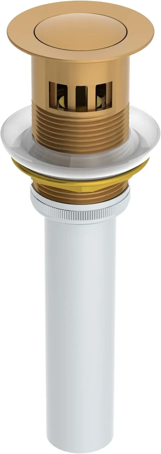 Dia Single-Hole Single-Handle Bathroom Faucet with Push Pop Drain (1.0 GPM)