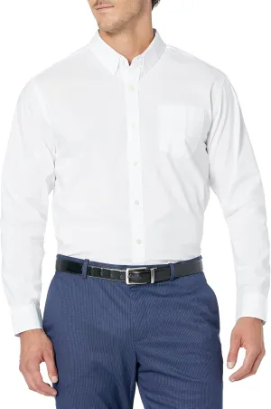 Dockers Men's Classic Fit Long Sleeve Signature Comfort Flex Shirt (Standard and Big & Tall)