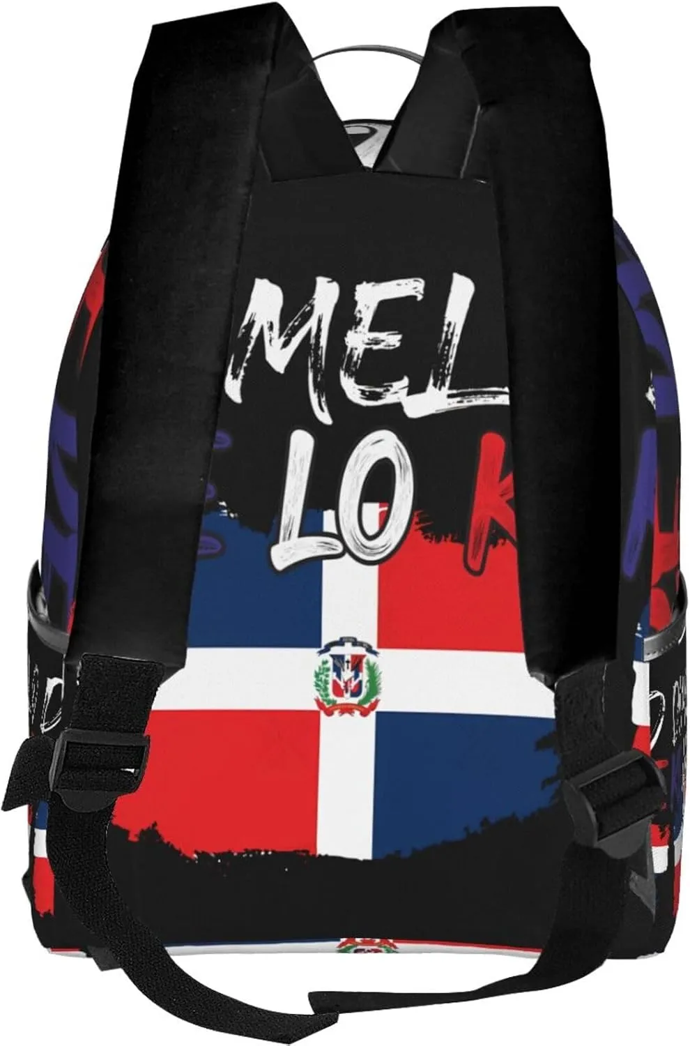 Dominican Republic Flag Casual Backpacks Laptop Backpack Carry-on Daypack Sports Travel Rucksack Lightweight Working Bag for Outdoor Hiking Cycling Walking