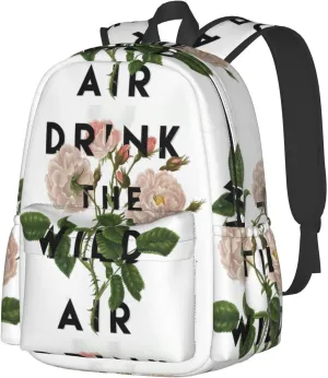 Drink The Wild Laptop Backpack Shoulder Bag Laptop Pack Travel Backpacks Commuter Back Pack Casual Daypack Bags With Side Pockets