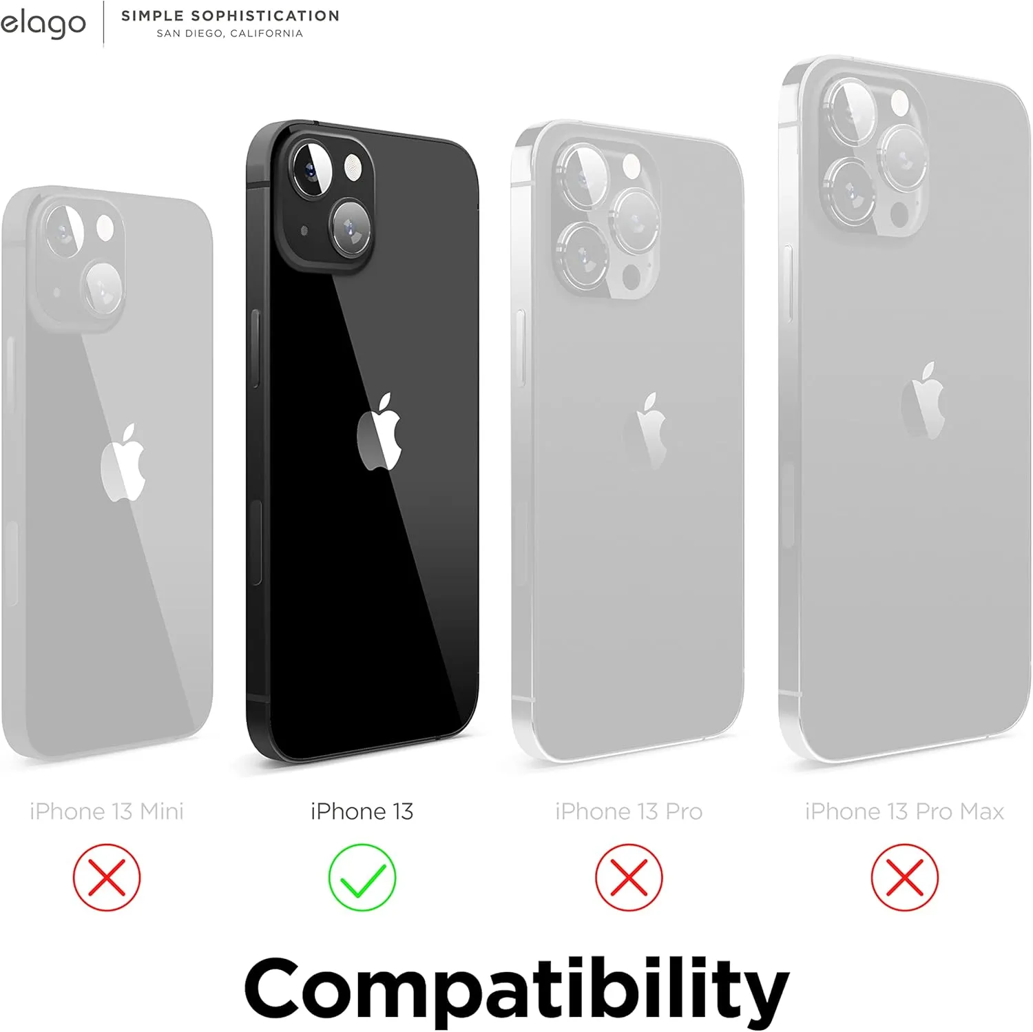 elago Liquid Silicone Case Compatible with iPhone 13 (6.1 inches), Premium Silicone Case, Full Protection Case – Shockproof Cover with 3 Structures, Soft Microfiber Prevents Scratches (Dark Grey)