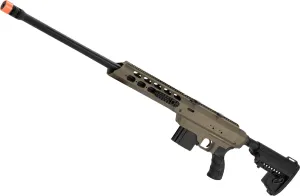 Evike Airsoft - King Arms Officially Licensed MDT TAC21 Gas Powered Airsoft Rifle (Color: Dark Earth)