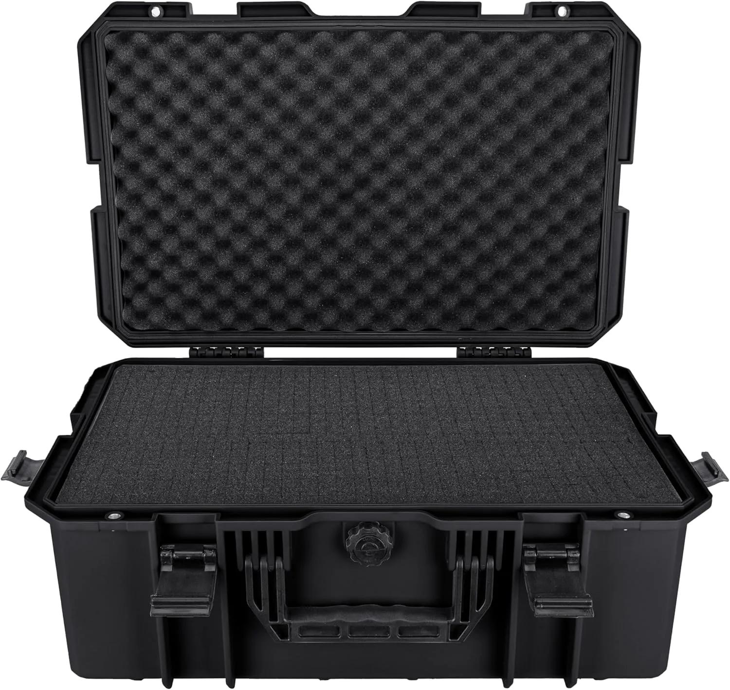 Eylar 21.6" Intact Series Carry-On Hard Camera Case, Lightweight and Durable Stacker Design with Foam (Black)