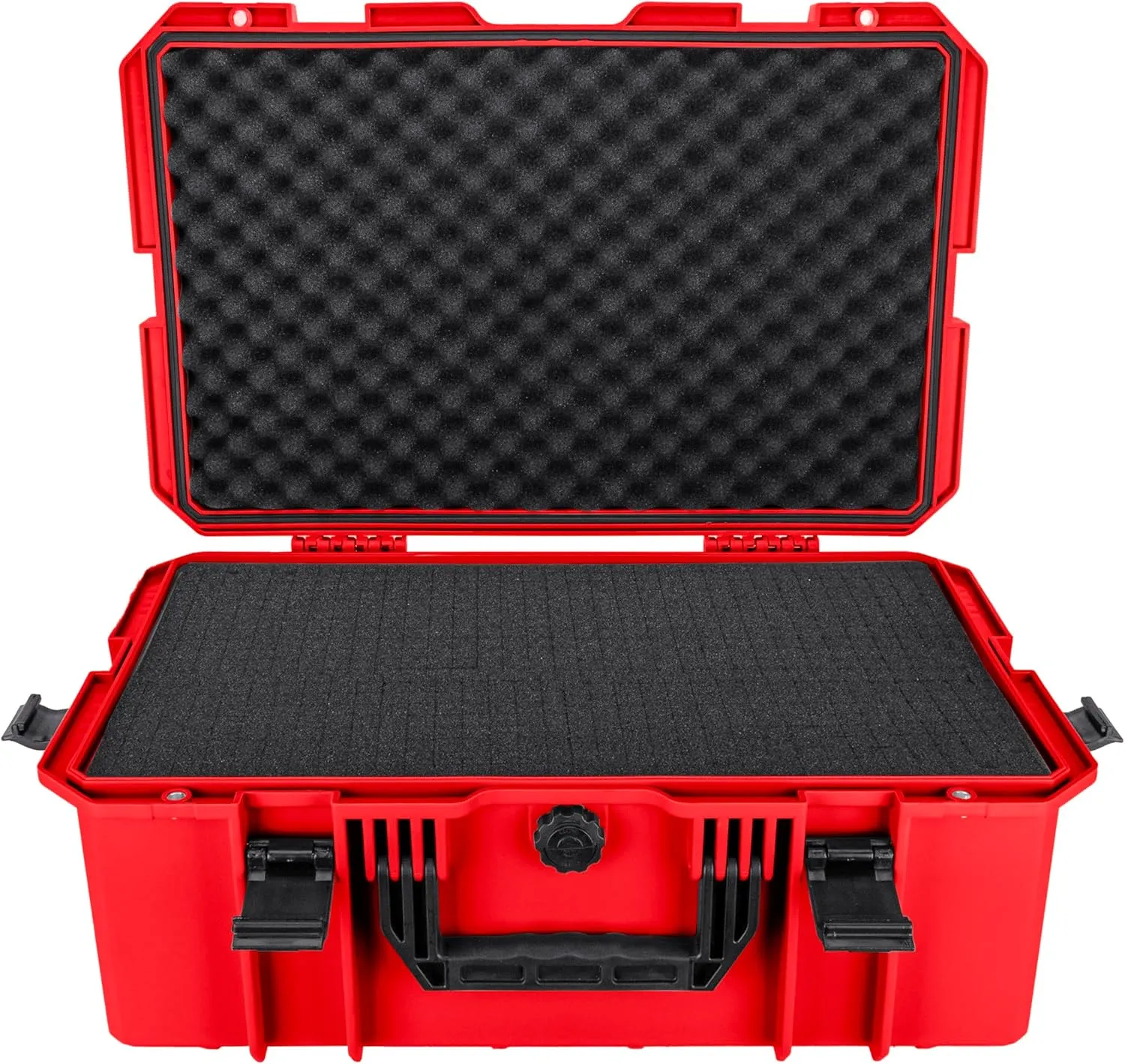 Eylar 21.6" Intact Series Carry-On Hard Camera Case, Lightweight and Durable Stacker Design with Foam (Red)