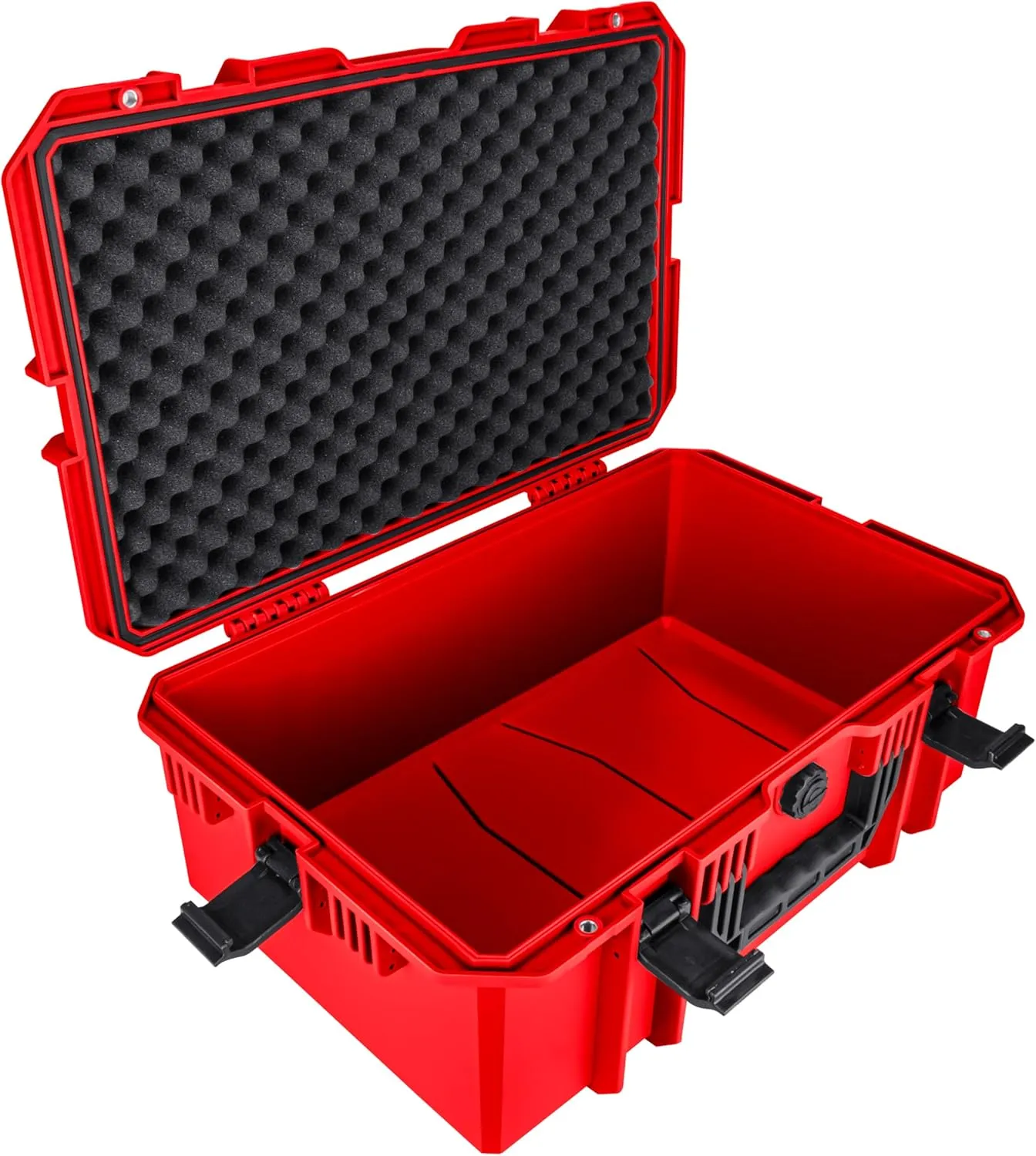 Eylar 21.6" Intact Series Carry-On Hard Camera Case, Lightweight and Durable Stacker Design with Foam (Red)