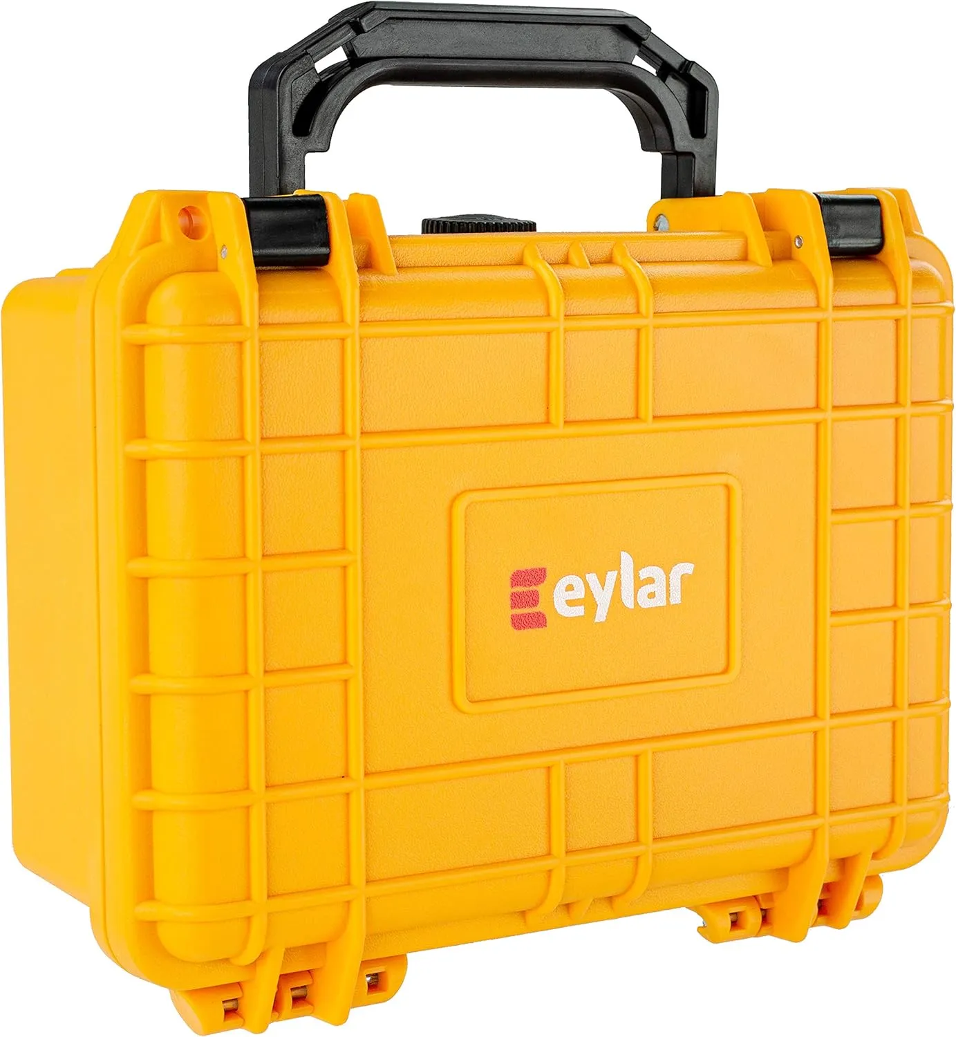 Eylar Protective Gear and Camera Hard Case Water & Shock Proof w/Foam TSA Approved 8.12 inch 6.56 inch 3.56 inch (Yellow)