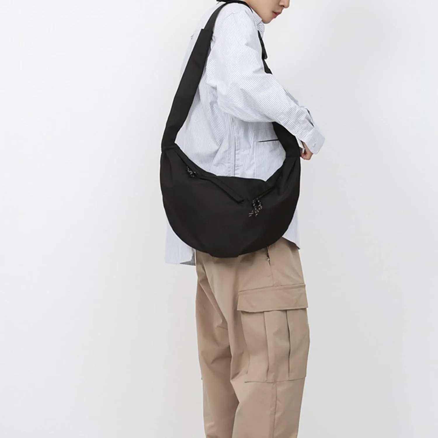 Fanny Pack Nylon Everywhere Belt Bag for Women Locomotive Cool Dumpling Shoulder Bag Casual Men And Women Single