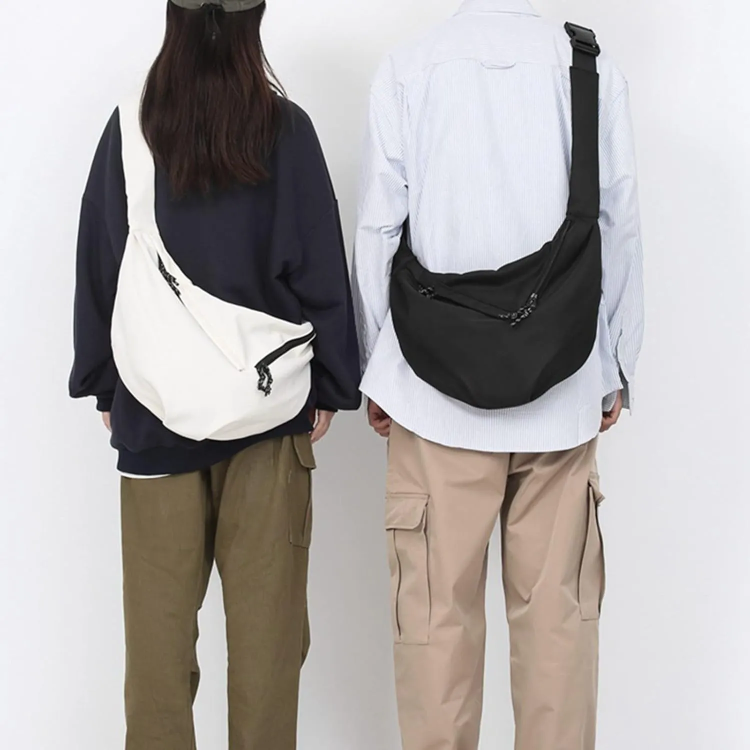 Fanny Pack Nylon Everywhere Belt Bag for Women Locomotive Cool Dumpling Shoulder Bag Casual Men And Women Single