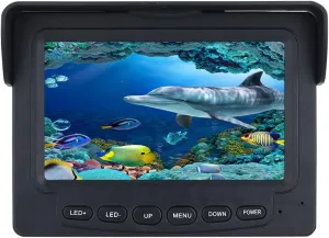 Fishing Camera, 4.3" Inch 1000tvl Underwater Fishing Video Camera Kit 12 PCS LED IR Lights Video Fish Finder Lake Under Water Fish Camera