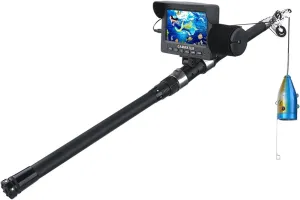 Fishing Camera, 4.3" Inch 1000tvl Underwater Fishing Video Camera Kit 12 PCS LED White Lights Video Fish Finder Lake Under Water Fish Camera