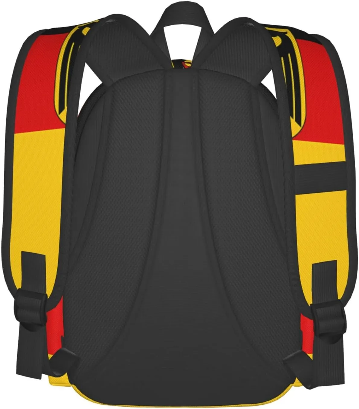Flag German Coat Of Arms Laptop Commuter Backpack Shoulder Bag Casual Back Pack Daypack Bags With Side Pockets For Work Travel Daily Use