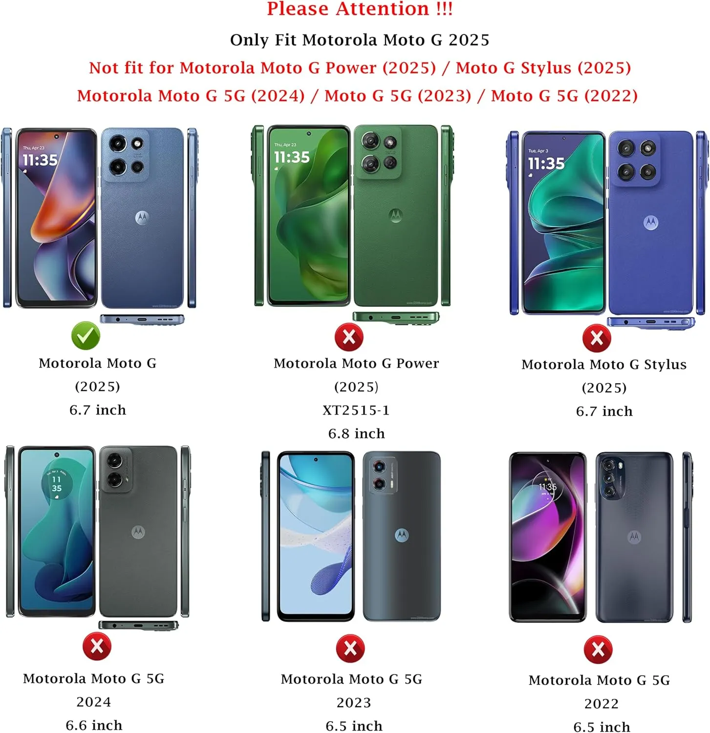 for Motorola Moto G 2025 Case: Dual Layer Protective Heavy Duty Cell Phone Cover Shockproof Rugged with HD Screen Protector - Military Protection Bumper Tough - Motorola Moto G 2025, Purple
