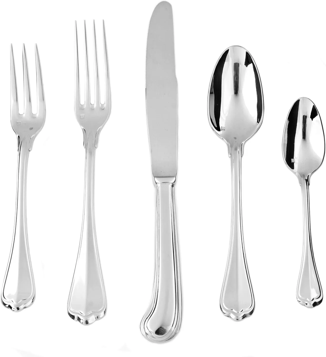 Fortessa San Marco 18/10 Stainless Steel Flatware Solid Handle Dessert Knife, Set of 12