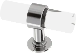 Franklin Brass Francisco Acrylic Bar (5-Pack) Cabinet Knobs Chrome and Clear Drawer Pulls for Kitchen, Dresser, Closet Door - 2" P46159-CHC-B