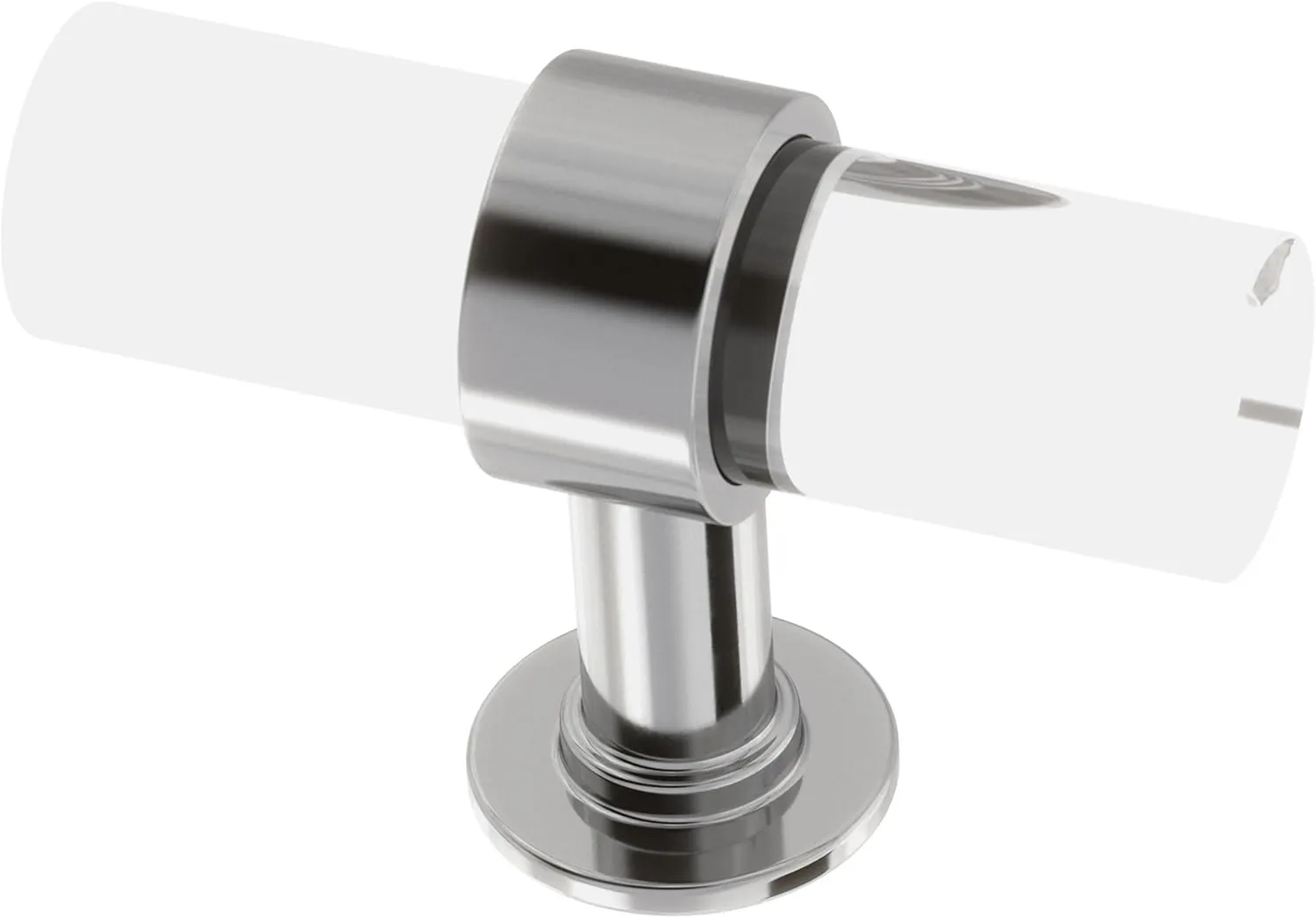 Franklin Brass Francisco Acrylic Bar (5-Pack) Cabinet Knobs Chrome and Clear Drawer Pulls for Kitchen, Dresser, Closet Door - 2" P46159-CHC-B