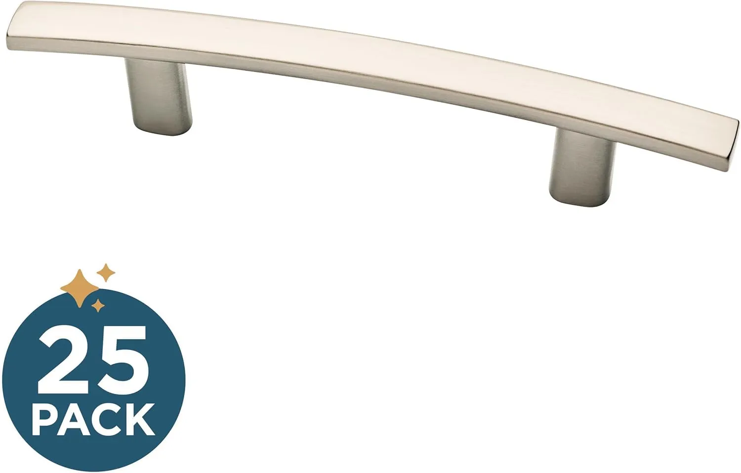 Franklin Brass Subtle Arch (10-Pack) Cabinet Handles 3' Hole Center Satin Nickel Kitchen Drawer Pulls Dresser, Furniture Hardware P35566K-SN-B