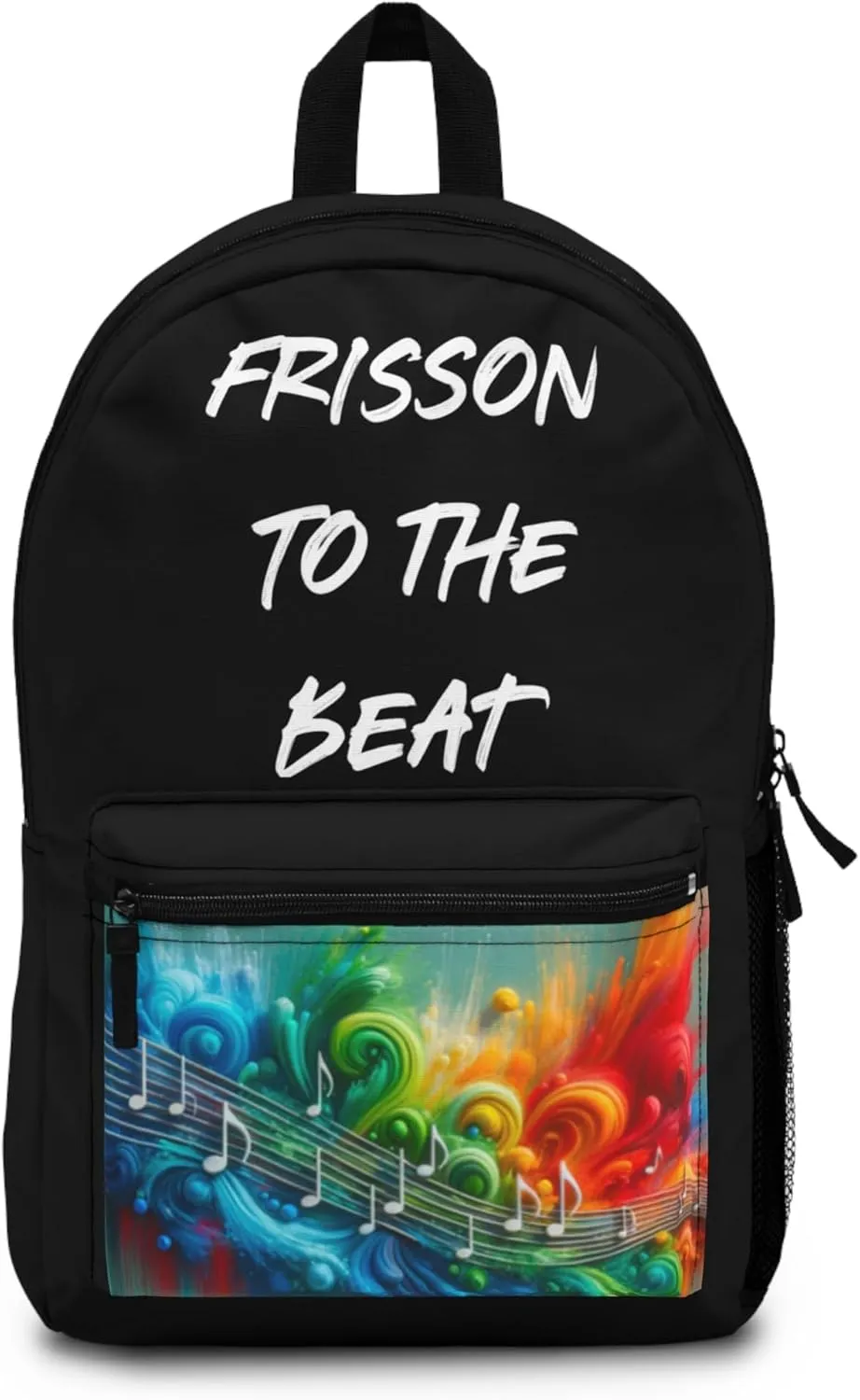 Frisson the Beat Backpack - Streetwear Accessory for Music Lovers, Hip Hop Bag, Trendy Urban Style Rucksack