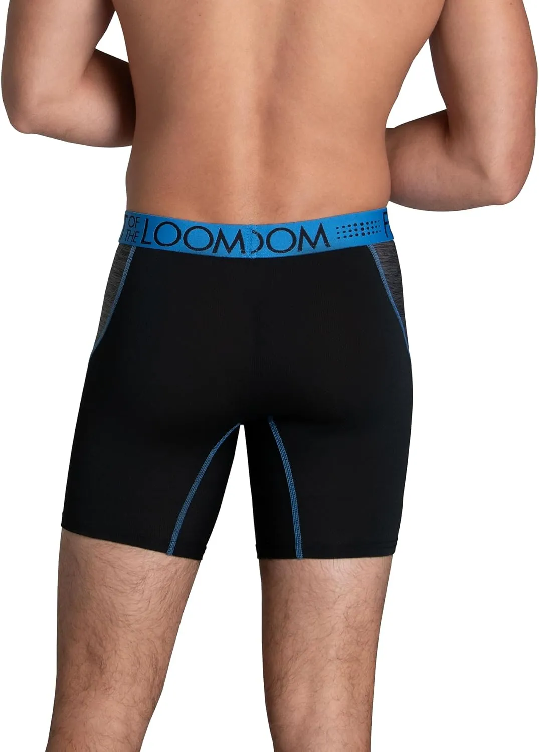 Fruit of the Loom Men's Breathable Boxer Briefs, Moisture Wicking Underwear, Assorted Color Multipacks