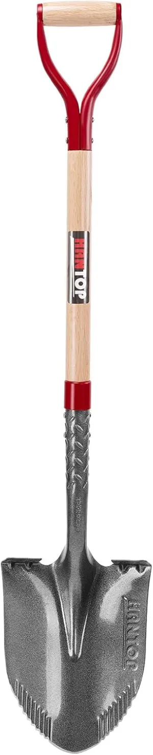 Garden Shovel Round Digging Shovel Heavy Duty 43 inches
