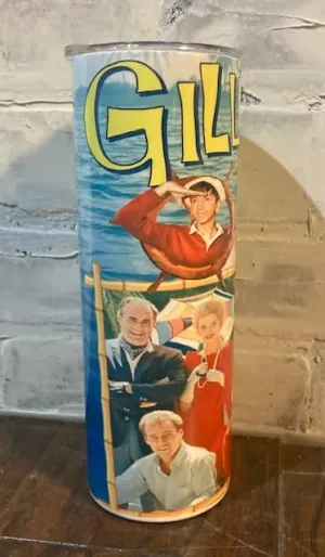 Gilligan's Island 20 ounce Stainless Steel Drinking Tumbler with Straw