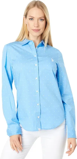 GOLDEN DOT LONG SLEEVE SHIRT BY U.S. POLO ASSN.