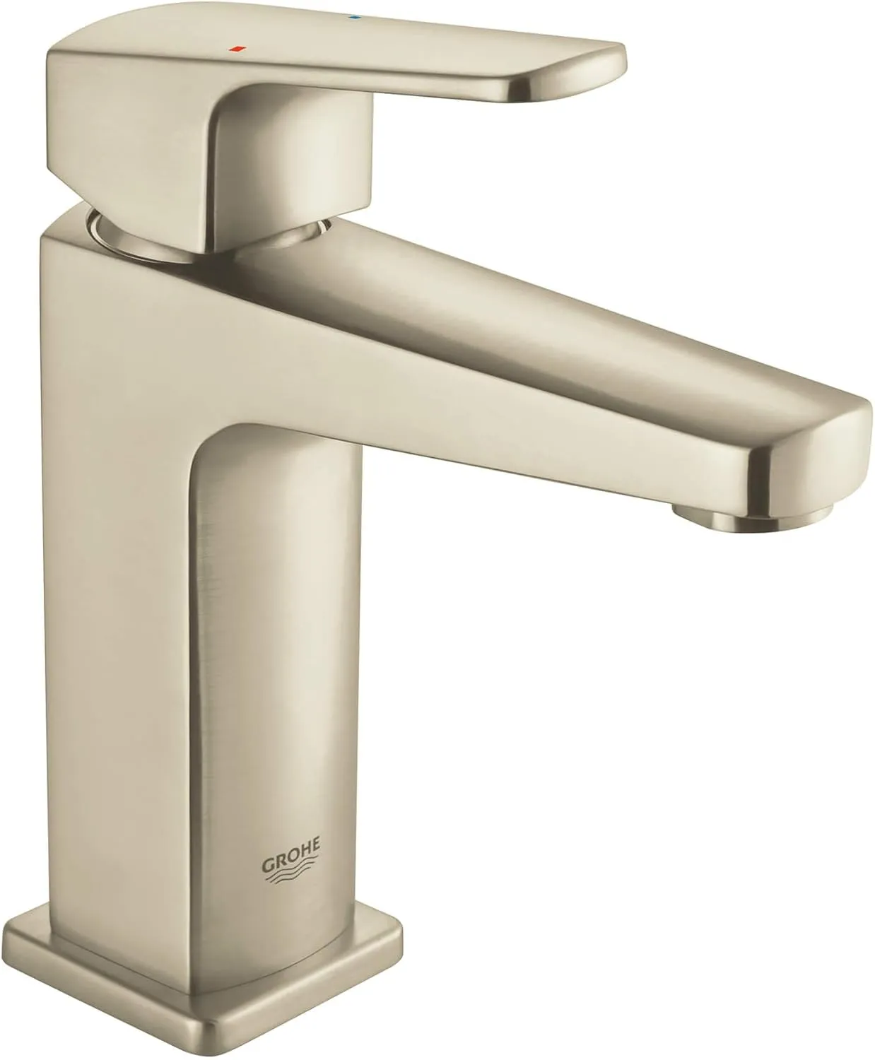 GROHE 23838EN0 Tallinn Single Hole Single-Handle Bathroom Faucet, 1.2 GPM, Brushed Nickel