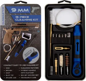 Gunmaster Slim Line 9mm Pistol Cleaning Kit (15pc)