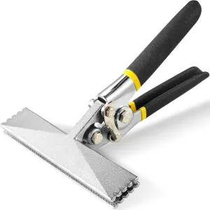 Hand Seamer, 3 in Straight Jaw Sheet Metal Bender Tools, Sheet Metal Seamer Form Edge Seamer Seaming Plier with Ergonomic Handle
