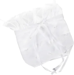 HEALLILY Elegant Satin Drawstring Bag for Bridesmaid Small Dolly Pouch for Jewelry Accessories Lightweight present Packaging for Weddings Special Occasions