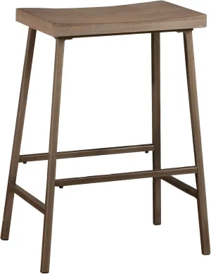 Hillsdale Kennon Backless Counter Height Stool, Brown, 5987-824