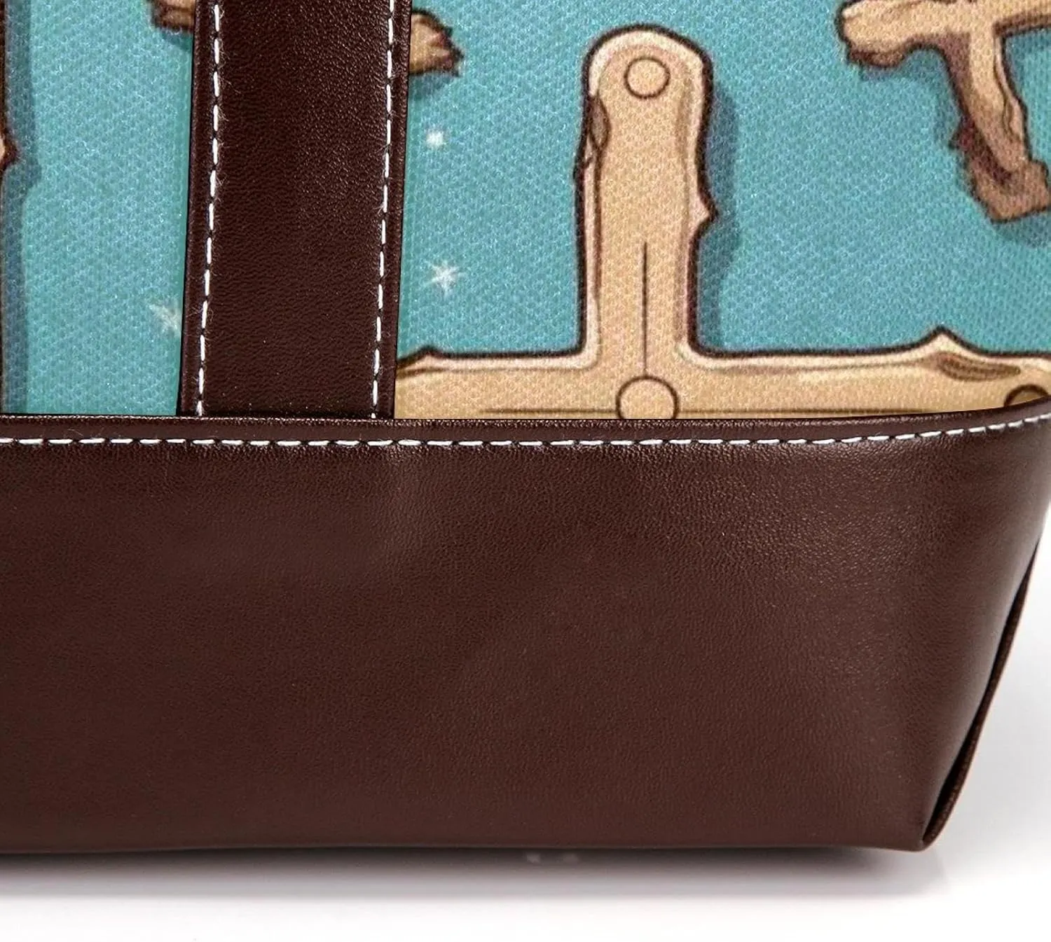 Holy Easter Cross-1035 Shoulder Purses for Women Large Soft Washed Leather Purses and Durable Handbags