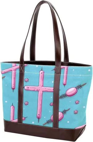 Holy Easter Cross-1035 Shoulder Purses for Women Large Soft Washed Leather Purses and Durable Handbags