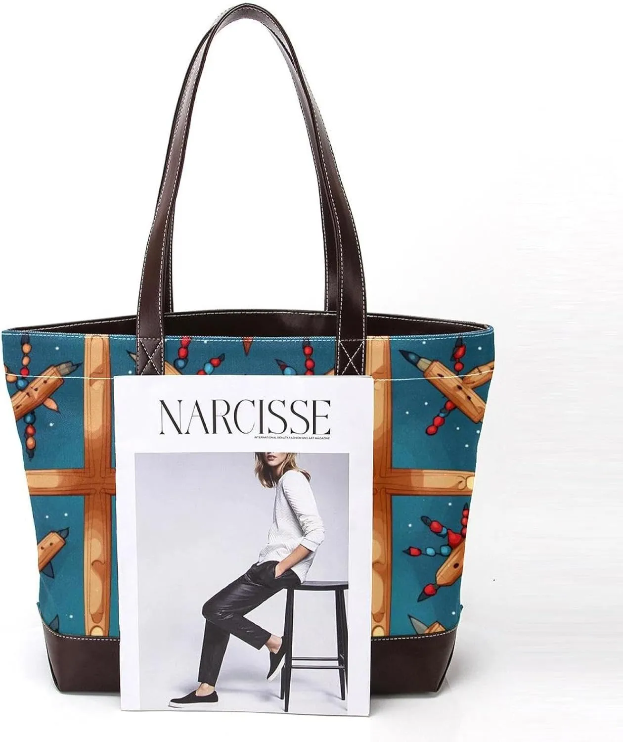 Holy Easter Cross-1057 Tote Bags Durable Leather Canvas Purses and Handbags for Women Top Handle Shoulder Satchel Hobo Bags