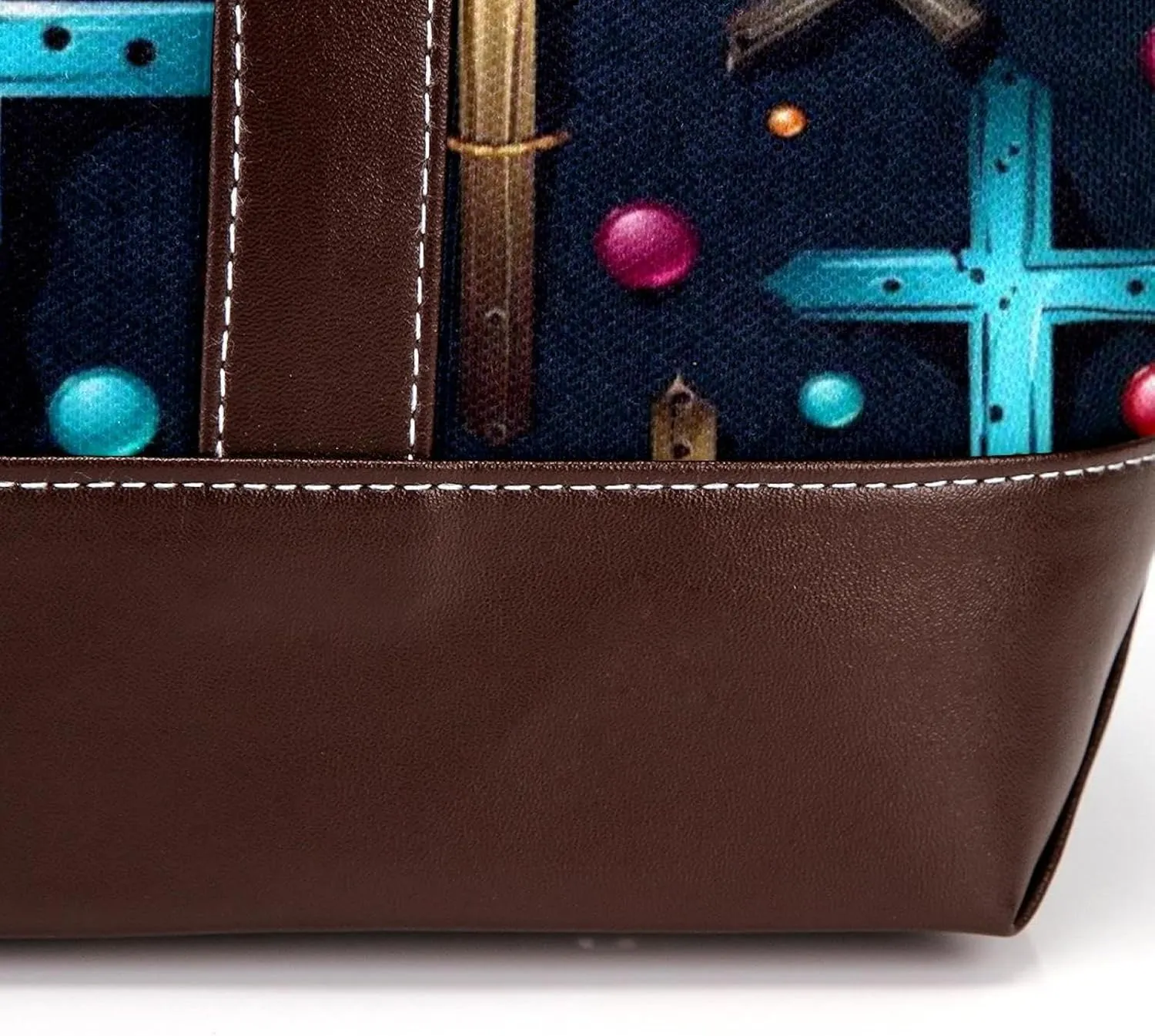 Holy Easter Cross-1090 Tote Bags Durable Leather Canvas Purses and Handbags for Women Top Handle Shoulder Satchel Hobo Bags