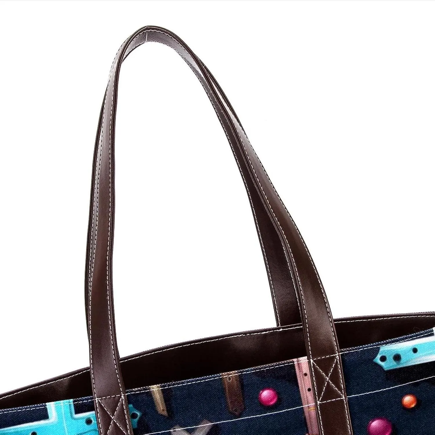 Holy Easter Cross-1090 Tote Bags Durable Leather Canvas Purses and Handbags for Women Top Handle Shoulder Satchel Hobo Bags